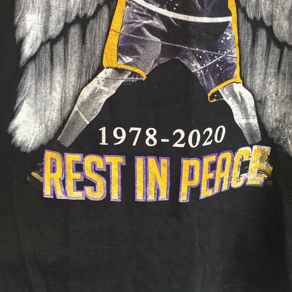 Kobe Bryant Mamba Forever Long Sleeve Black Tee Size M - Picture 5 of 10